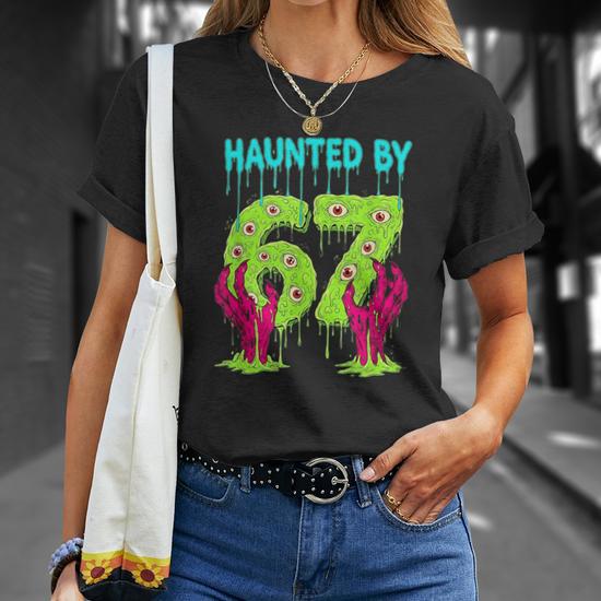 Yihaojia Women's Halloween Spooky Cowboy Ghost Sweatshirt | Oversized Graphic Pullover For Fall | Black