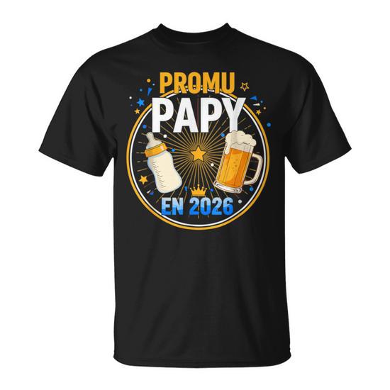 T-shirt "Futur Papy 2026" - Pour Annoncer Une Grossesse De Façon Originale - Cadeau Grand-père - 2