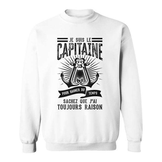 Sweat à Capuche Corsica Île De France Avec Tête De Pirate Corse - Carte De Corse