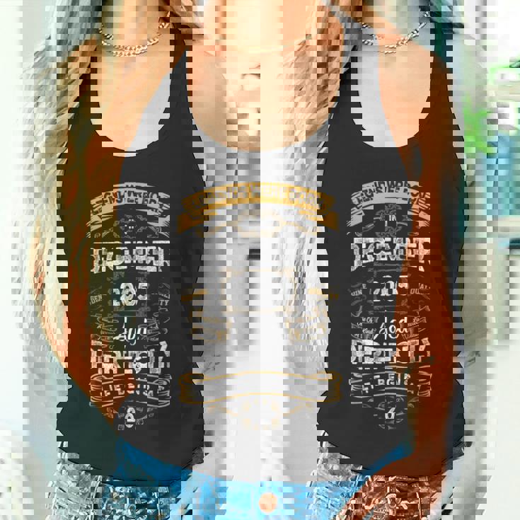 2005年12月に誕生したヴィンテージ20歳の誕生日レジェンド。 タンクトップ