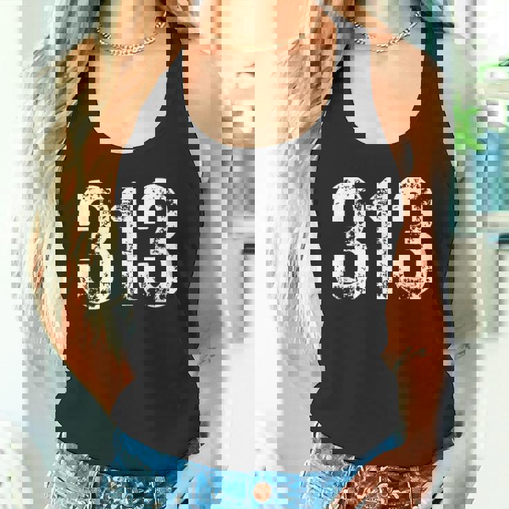 313 市外局番デトロイトmi 携帯電話 エリアコード 313 タンクトップ