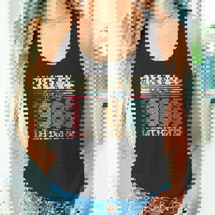 40 歳の誕生日 男性 オリジナル ヴィンテージ 1986 年 ギフト 長袖tシャツ タンクトップ