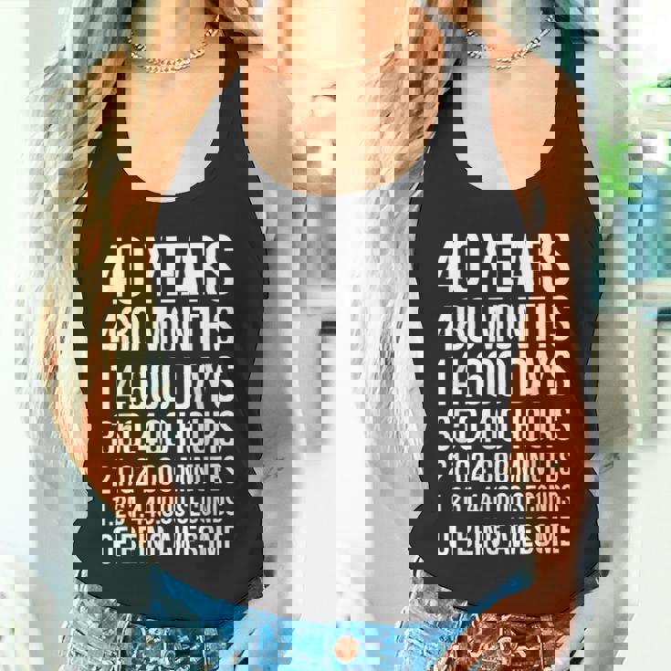 40歳の誕生日プレゼント 40歳用 タンクトップ