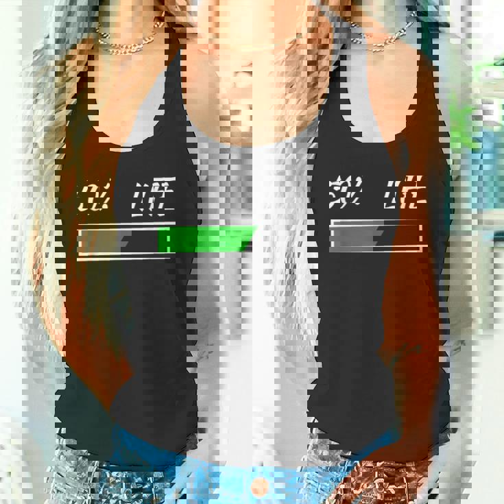 50Th Birthday 50 Life 50 Years Life Loading Bar 50 Percent タンクトップ