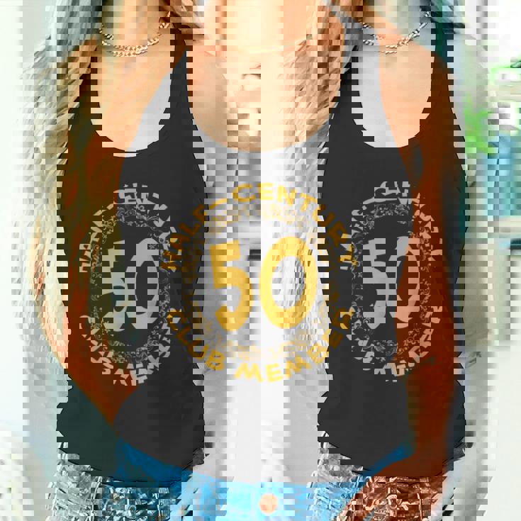 50歳の誕生日パーティー記念tシャツ、ハーフセンチュリークラブ タンクトップ