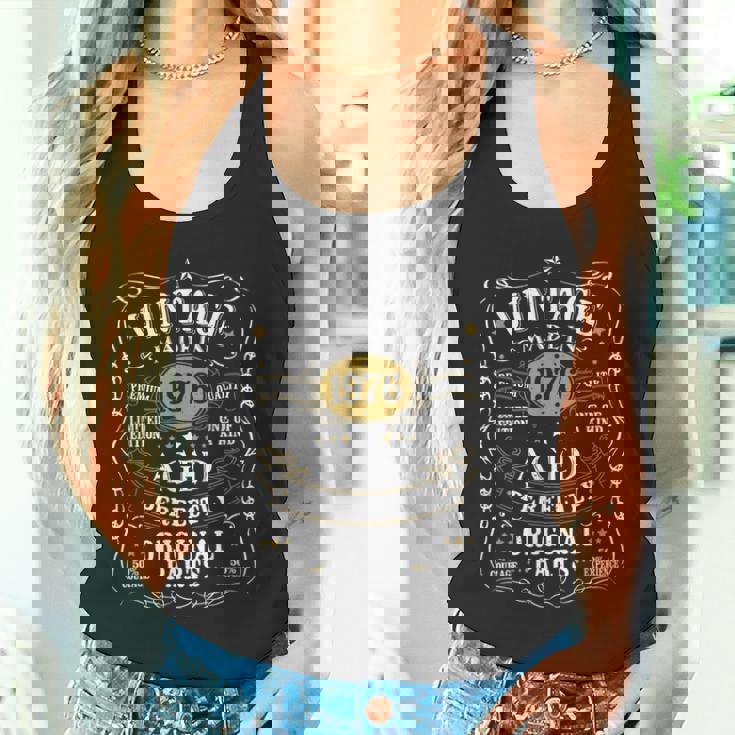 50歳の誕生日プレゼント ヴィンテージ 1976年 男性 面白い 50歳 1976年 タンクトップ