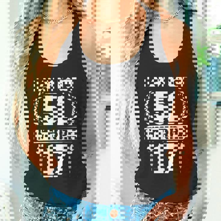 51歳の誕生日 ダーツプレイヤー おもしろダーツ タンクトップ