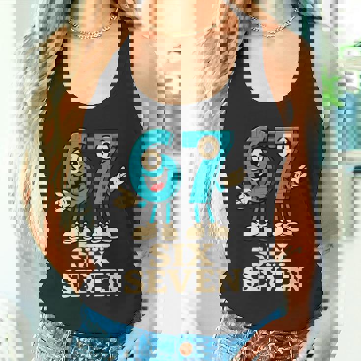 67 シックスセブン 6-7 面白いイタリアンブレインロットスラングゲームミーム 長袖tシャツ タンクトップ