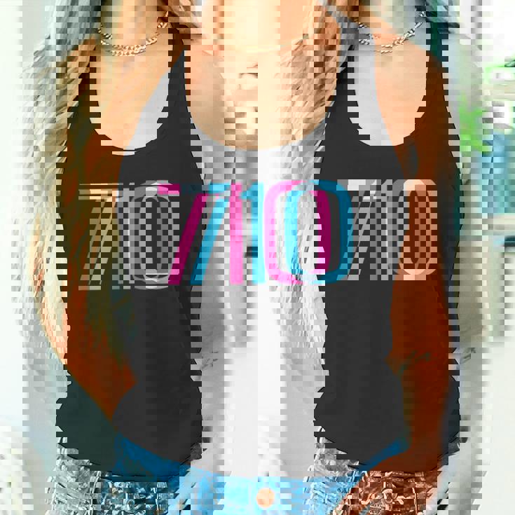 710 オイルダビング420 トリッピーグリッチ タンクトップ