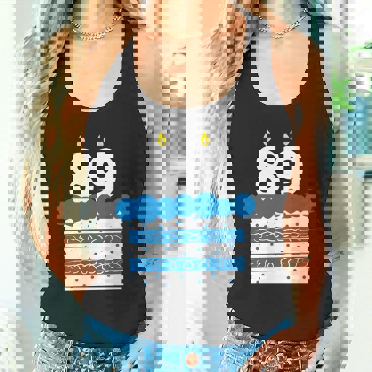 89 歳の誕生日番号 89 89 歳の誕生日番号 長袖tシャツ タンクトップ