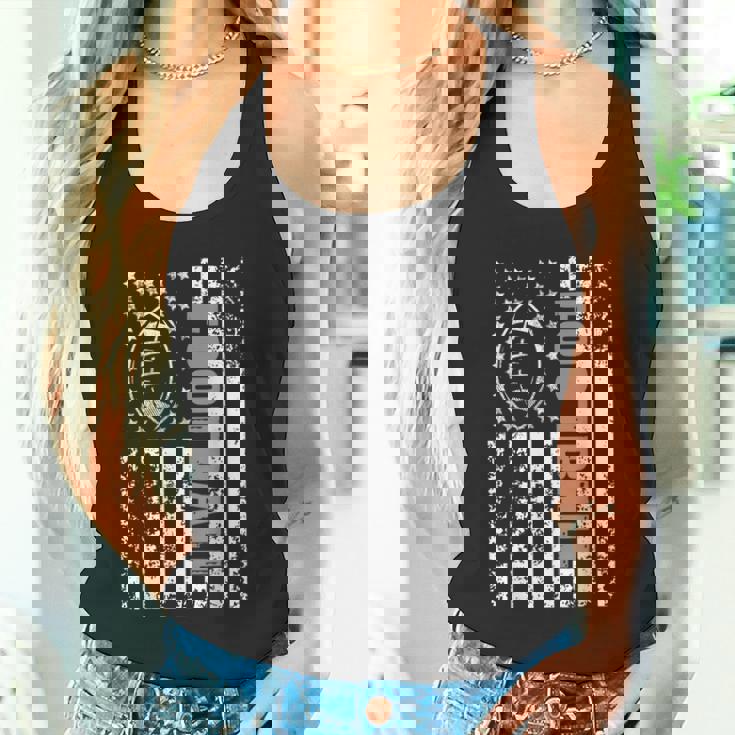 American Flag Football Patriotic Football Tank Top