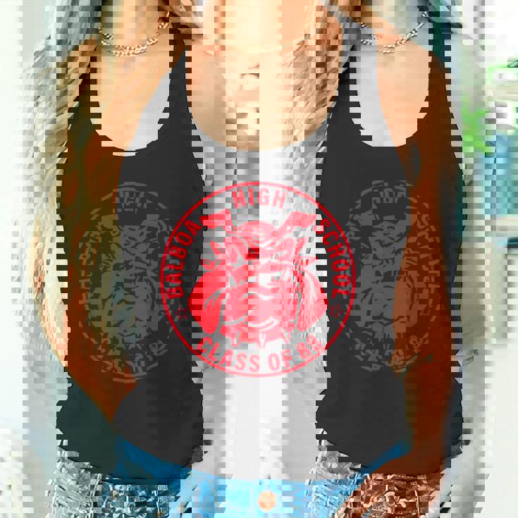 Balboa Highchool Bulldog Class Of 1988 パナマ運河ゾーン タンクトップ