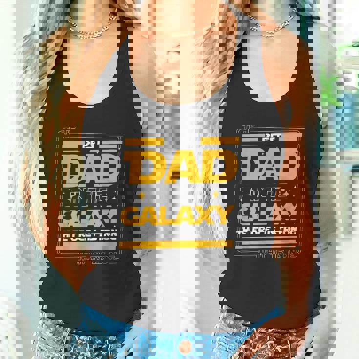 The Best Dad In The Galaxy Festa Del Papà Papà Canotta