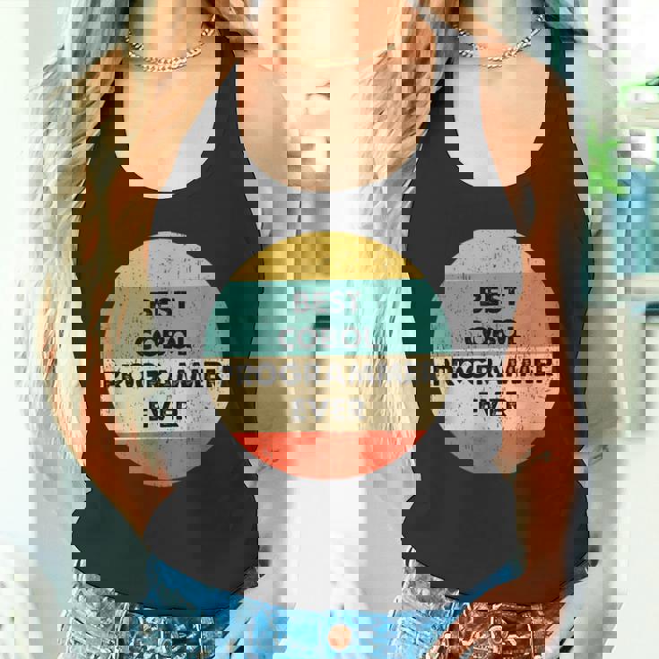 Cobol プログラマーシャツ 史上最高のコボルプログラマー タンクトップ