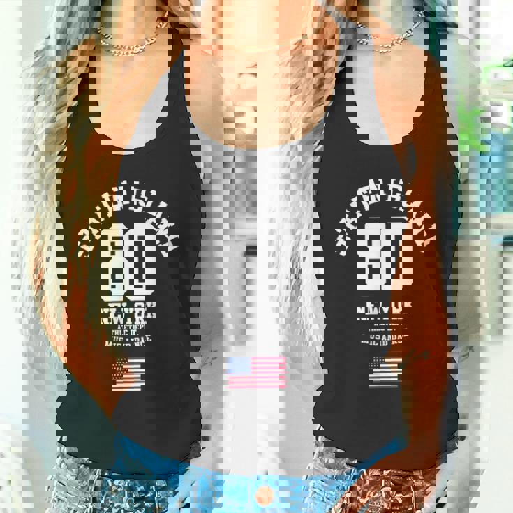 Cooltaten Island New York City Illustration Fashiontyle タンクトップ