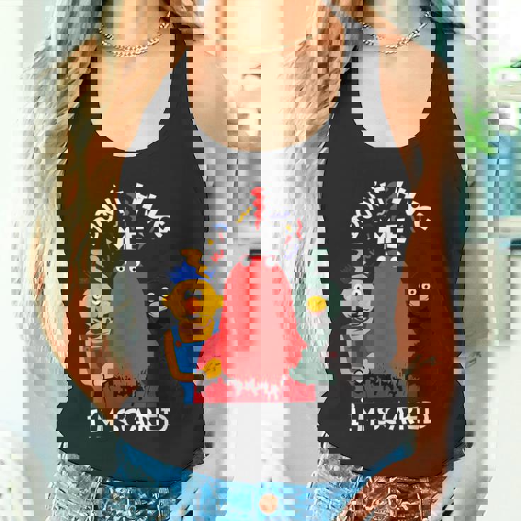 Don't Hug Me I'mcareds 面白い言葉 皮肉 タンクトップ