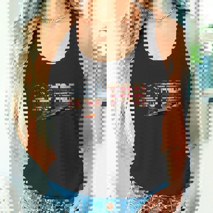 F-22 F22 ラプター ジェット戦闘機 アメリカ国旗 パイロット タンクトップ