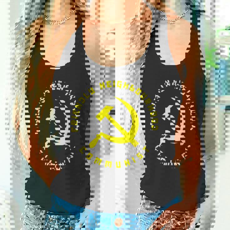 Friendly Neighbourhood Communist 面白い共産主義 タンクトップ