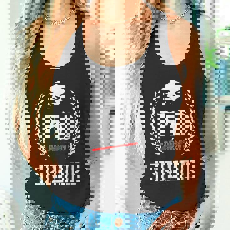 PhdurvivorFor Graduationtudent タンクトップ