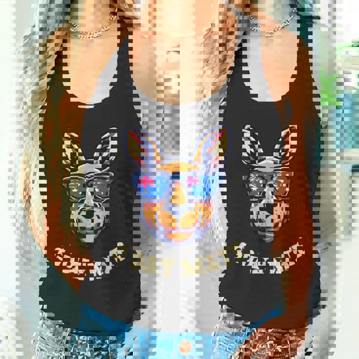 G Day Mate カンガルーオーストラリア国旗シャツ オーストラリア オーストラリア タンクトップ