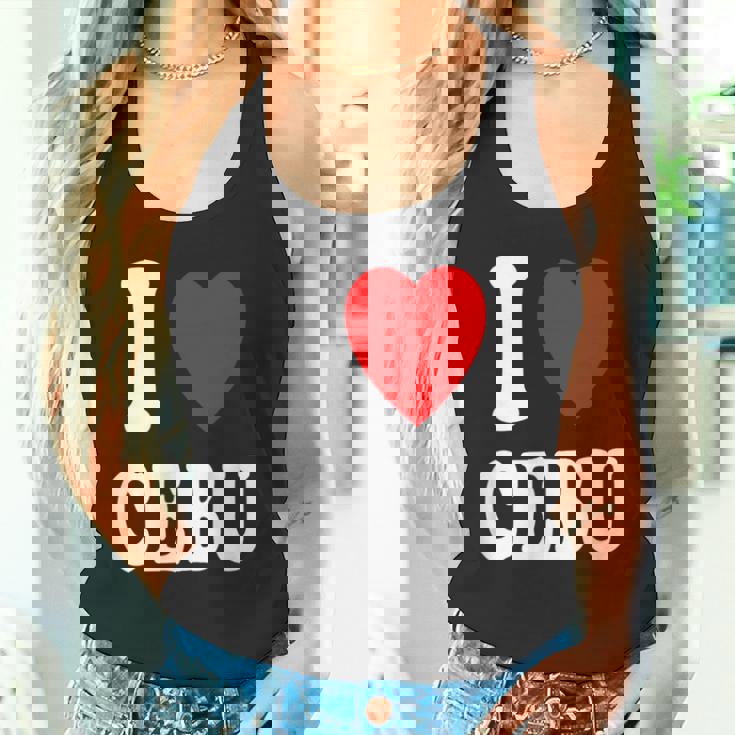 I Heart 愛 セブ 旅行 バケーション ツーリズム フィリピン タンクトップ