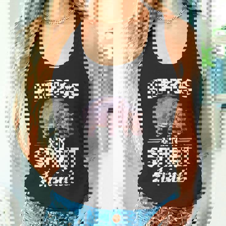 Hippos Are Mypirit アニマルシャツ – Hippos Lover タンクトップ