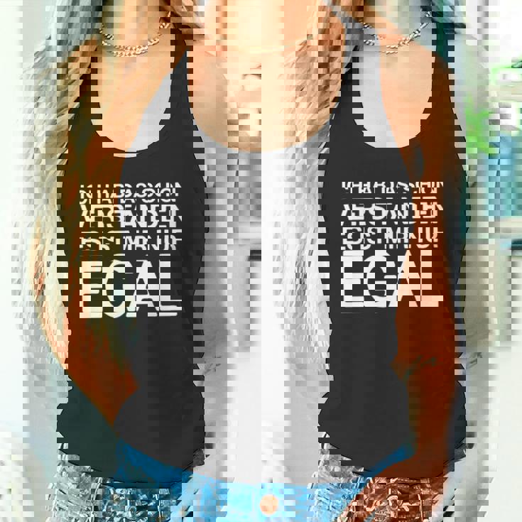 Ich Hab Daschonerstanden 面白いドイツ語の言葉 長袖tシャツ タンクトップ