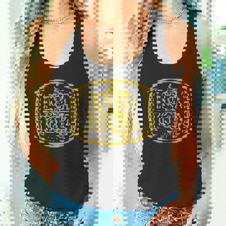 Inca Kola ペルーゴールデンコーラ バブルガムクリーム ソーダ ゴールド タンクトップ