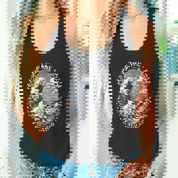 Japan Great Waveoff 神奈川 北斎 日本土産 タンクトップ