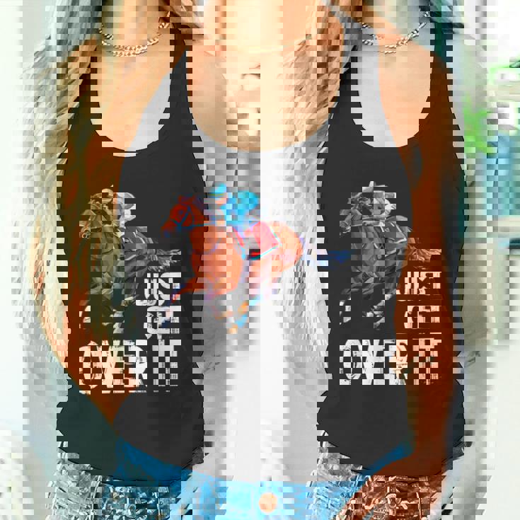 Just Get Over It 馬ショー ジャンピング乗馬 タンクトップ