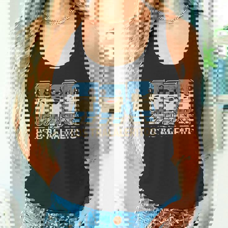 Los Traleritos Gen Alpha イタリアブレインロットゲームミーム タンクトップ