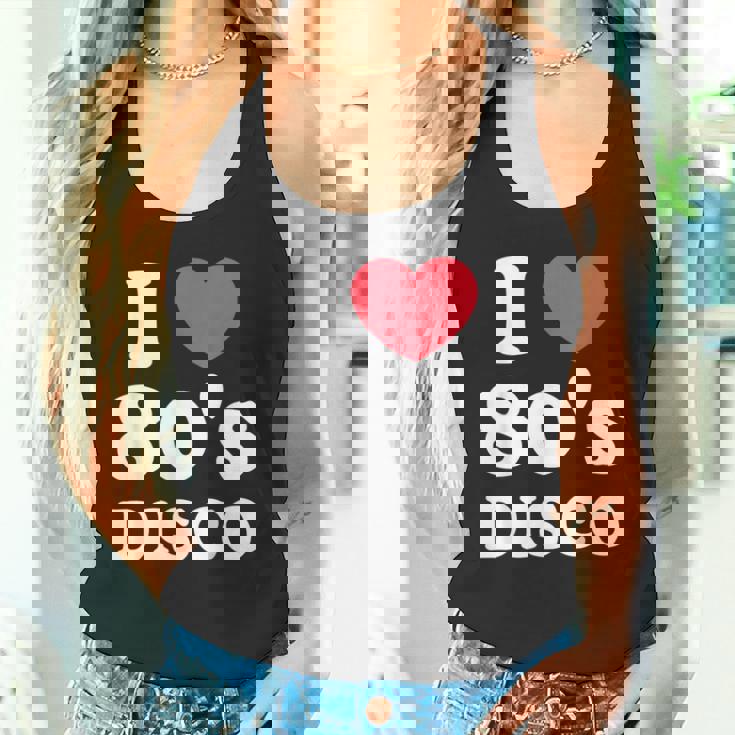 I Love 80S ディスコミュージック レトロディスコ タンクトップ