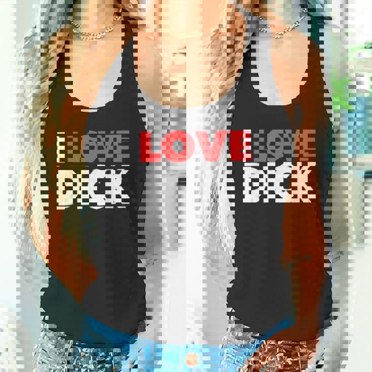 I Love Dick Gay Pride ギフト タンクトップ