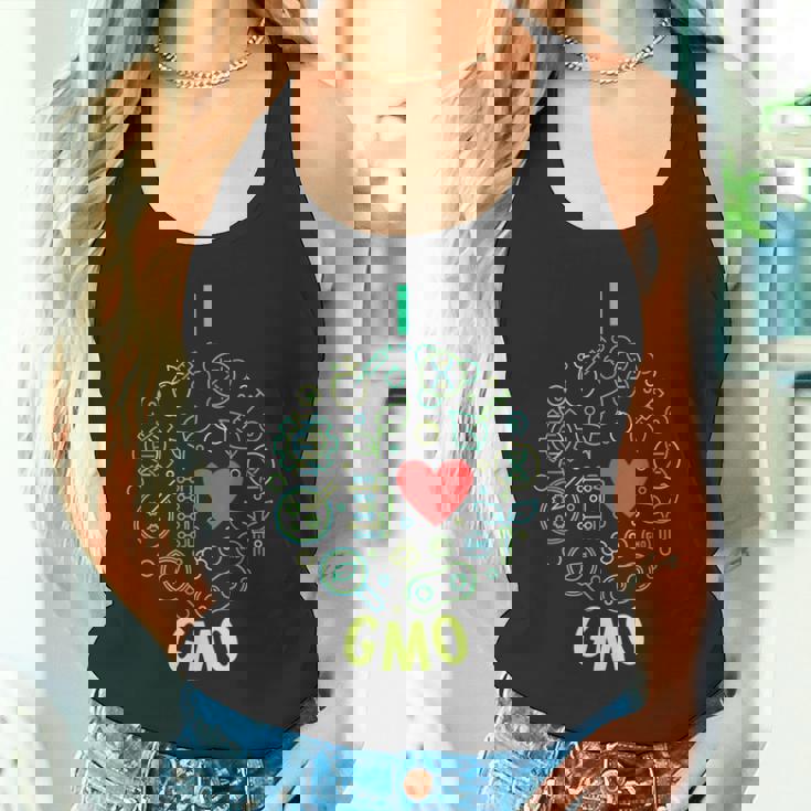 I Love Gmo ラウンドラインデザイン タンクトップ