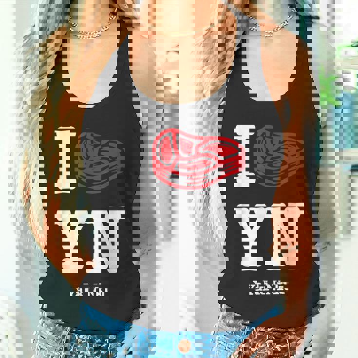 I Love Yakiniku Bbq 日本バーベキュー グルメ ユーモア ガールズ 大 タンクトップ