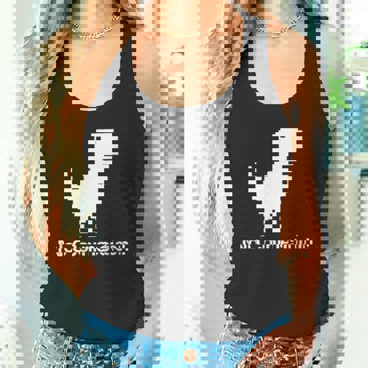 No Internet Dinosaur- No ConnectionChrome Brower タンクトップ