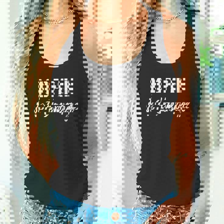 No Pain No Champagne タンクトップ