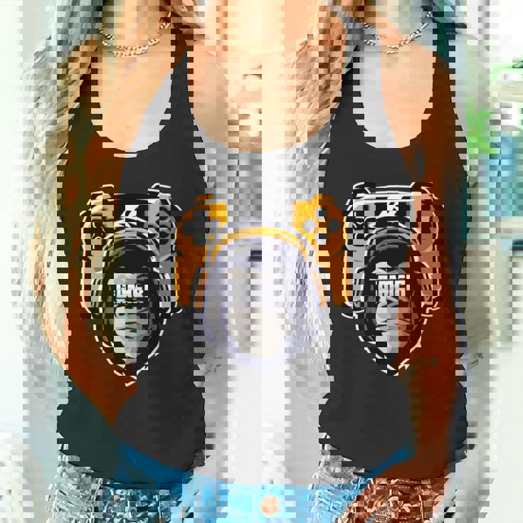 Playtation ゲーマーギフト モンキー ゲームプレーヤー ビデオゲーム 長袖tシャツ タンクトップ