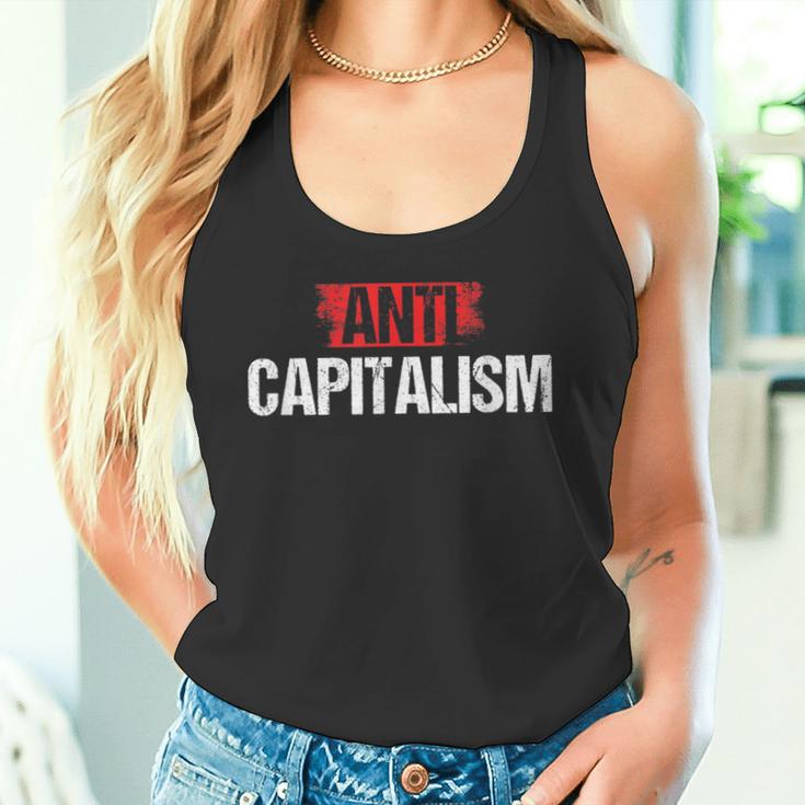 Politicsocialismo Libertario Anticapitalismo Capitalista Camiseta sin mangas