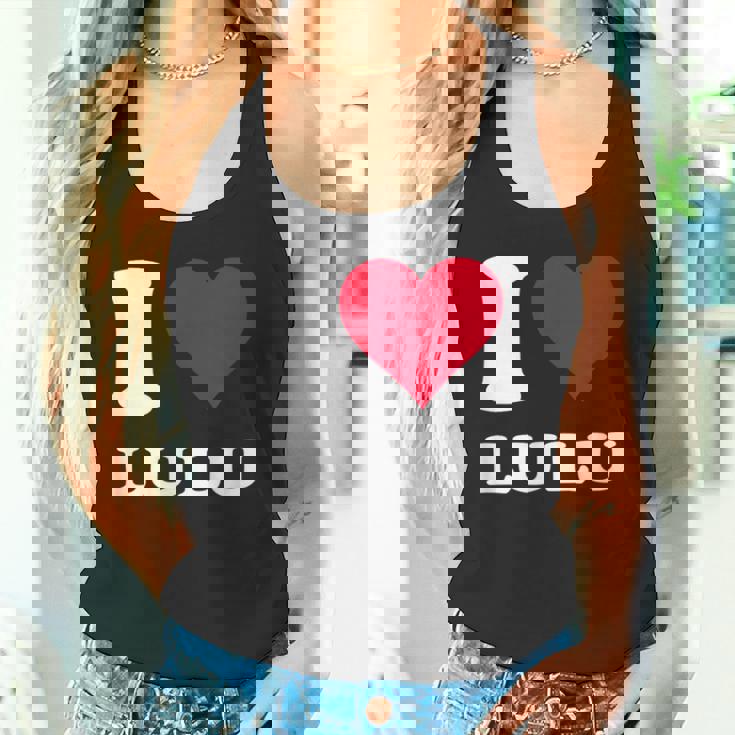 Red Heart I Love Lulu タンクトップ