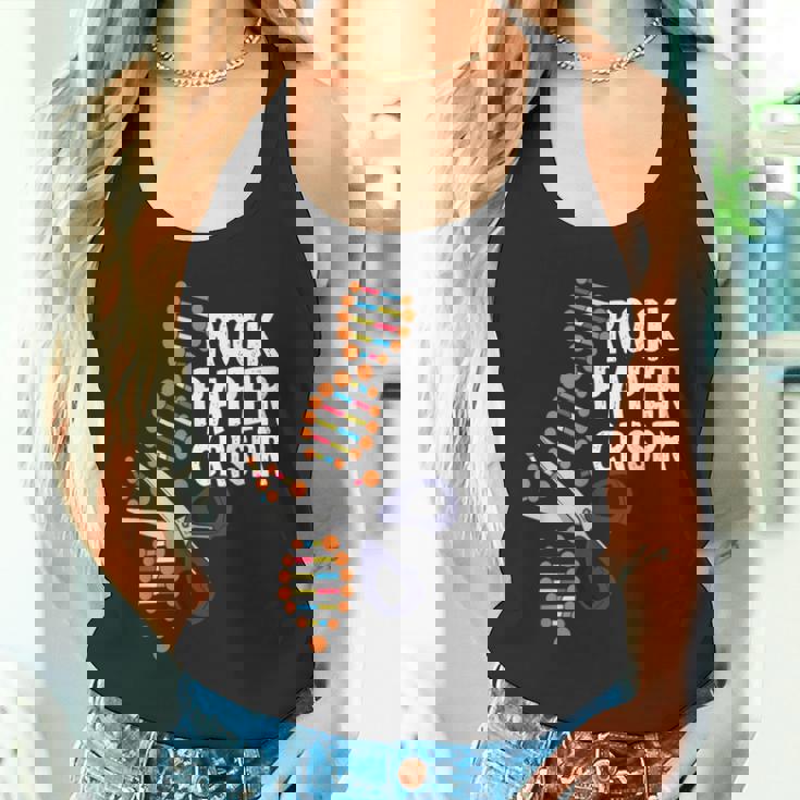 Rock Paper Crispr Dna 生物学者 遺伝子工学 タンクトップ