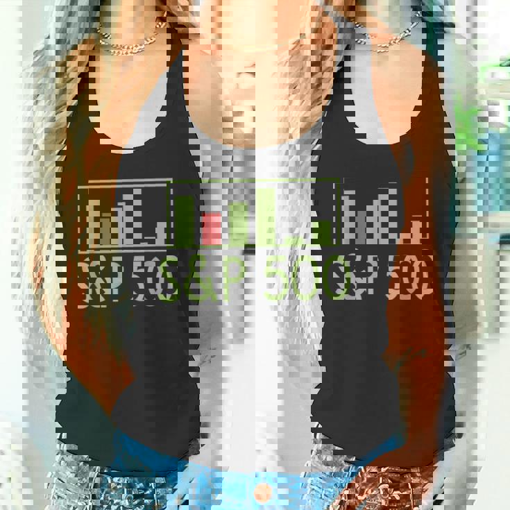 S&P 500 アメリカ株インデックス証券取引知識財務 タンクトップ