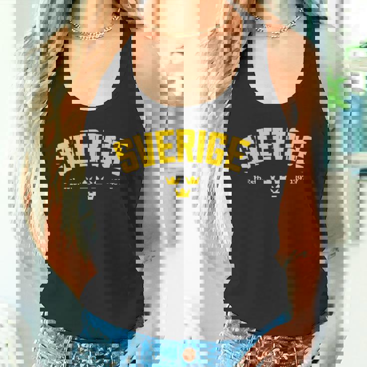 Sverige スウェーデン トレ クロナー スウェーデン ホリデー タンクトップ