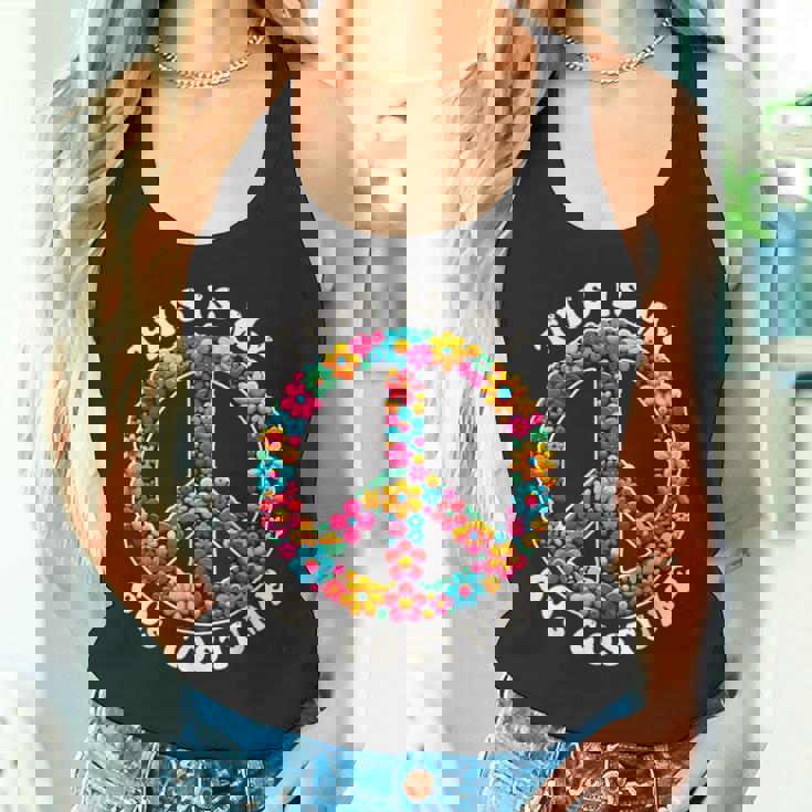 This Is My 60S Costume & 60'S Outfit 1960年代 ピースサイン タンクトップ