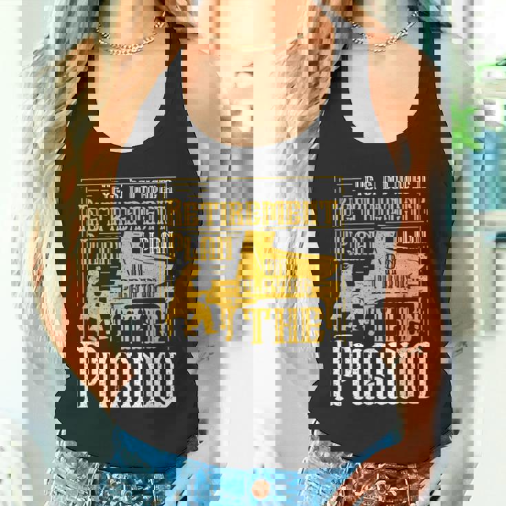 Yes I Do Have A Retirement Plan I Plan The Piano タンクトップ