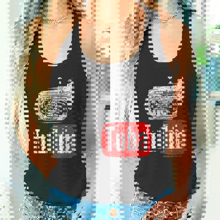 You Tuba 面白いマーチングバンド ヴィンテージ チューバ ユーフォニアム タンクトップ