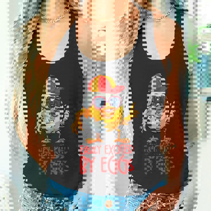 おもしろエッグが簡単に興奮するエッグ。 タンクトップ