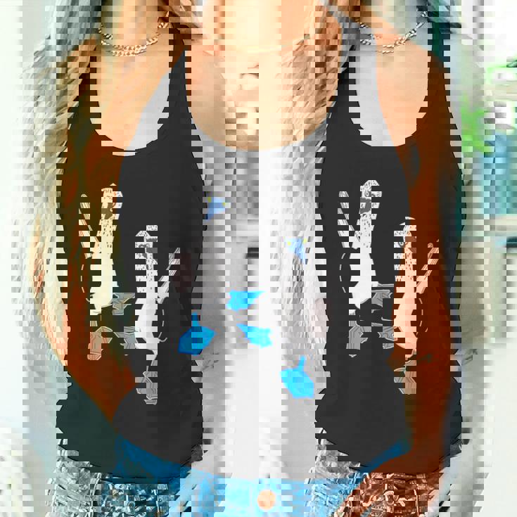 かわいいアオアシカツオドリ。 タンクトップ