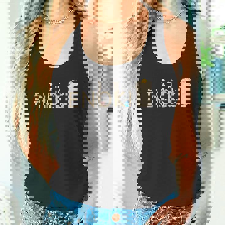 くりこ ギブミー睡眠 『Enoki』 きのこ シュール 男女兼用 グッズ タンクトップ