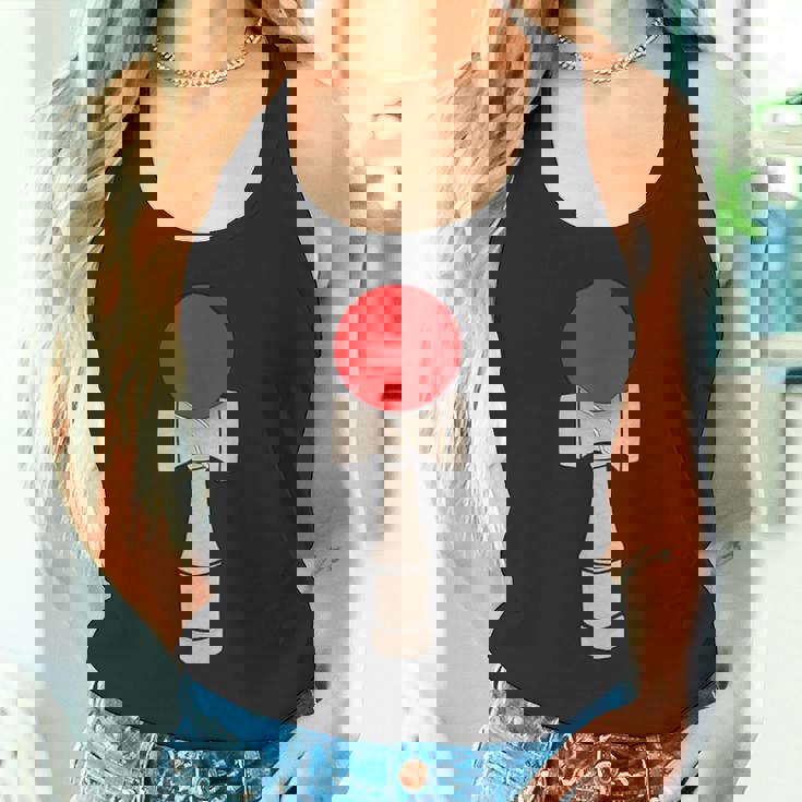 けん玉 日本製ボールとカップシャツ タンクトップ